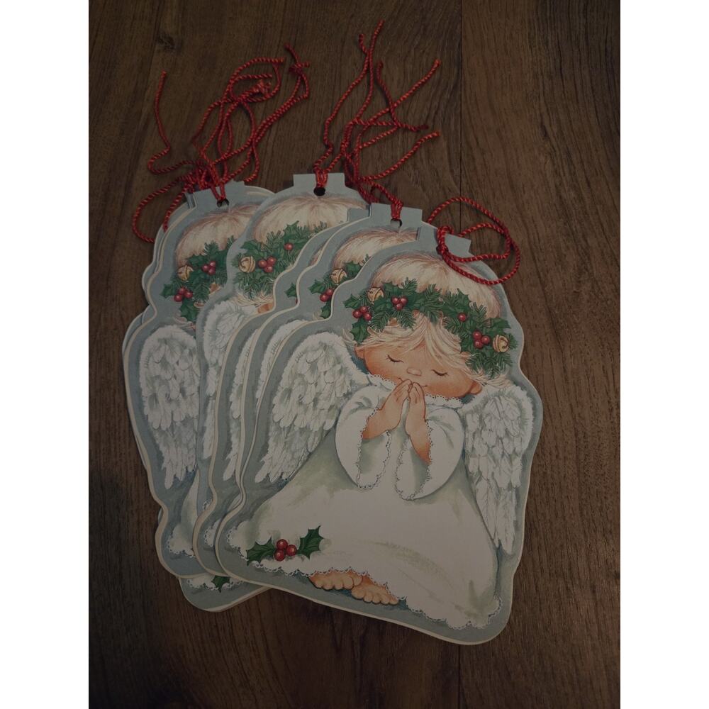 10 Double Sided Angel Christmas Cards No Envelopes Paper Magic Group
